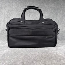 Briggs & Riley Baseline 17" Duffle Garment Bag Briefcase Black Nylon 17x11x8