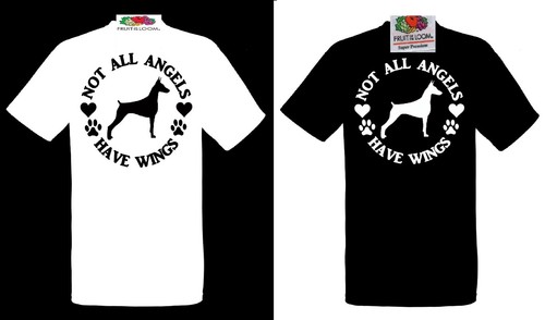 Doberman dog shirt angel - t,