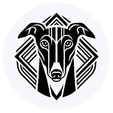 24 x 'Art Deco Greyhound'