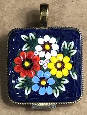 Micro Mosaic Pendant Italy -