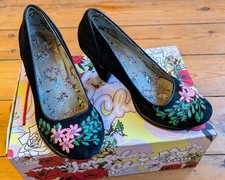 Irregular Choice Black suede