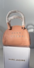 Marc Jacobs dome or bowling-style mini satchel bag. Light Brown