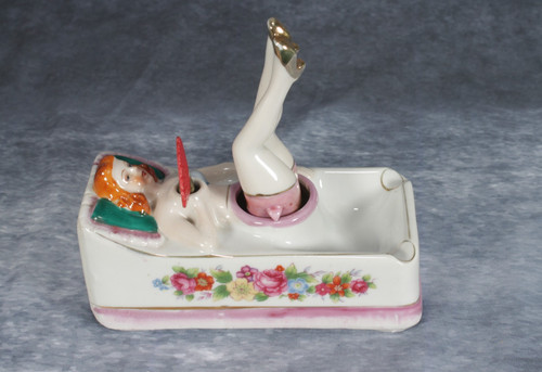 Vintage ceramic bathing beauty - vintage,