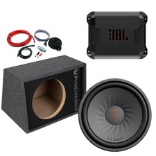 JBL CONCERT 10" Car Subwoofer & Ported Bass Amplifier Package Deal Car Bass 900W