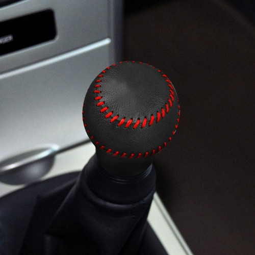 Leather manual shift lever - shift,