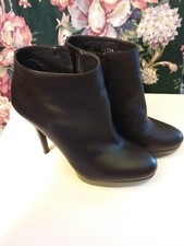 Stuart Weitzman Black Booties  Size 6 M Platform Stiletto heels 