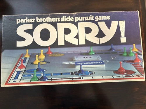1972 sorry game parker - game, by