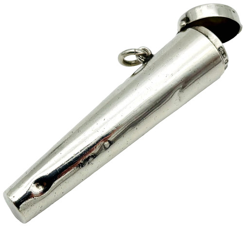Antique silver cheroot case - cheroot, by