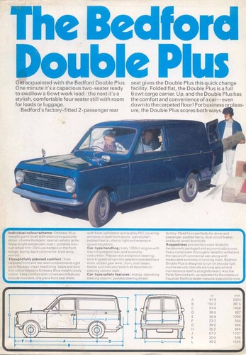 Bedford double plus - ha, van