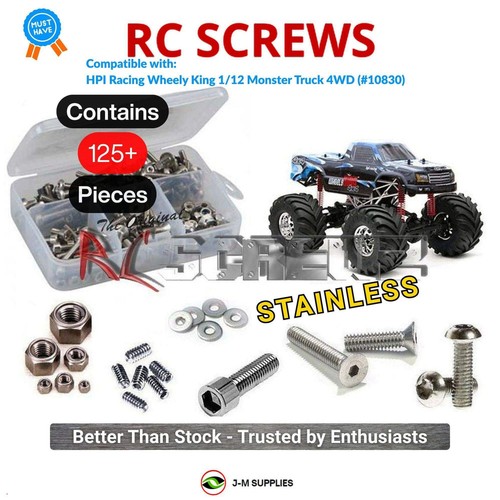 Rcscrewz stainless screw kit - rcscrewz,