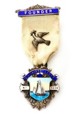 Solid Silver Masonic Founder