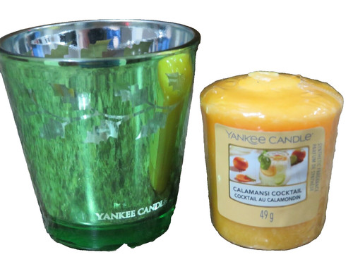 New yankee candle green holly - new,
