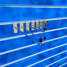 100x Slatwall Hooks Accessory Single Prong Shop Display 1" 2" 4" 6" 8" 10" 12"