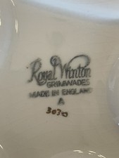 Royal Winton Grimwades Sweet Pea Chintz Breakfast Toast Tea Pot Cup Tray 7pc Set