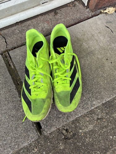 Adidas running spikes yellow - running,