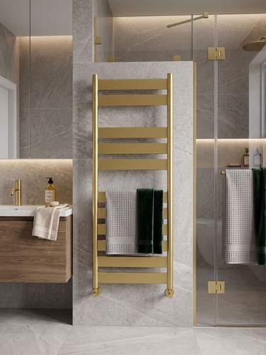 Brushed brass gold flat panel - brass,