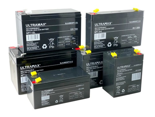 Ultramax 12v battery - 6v, for