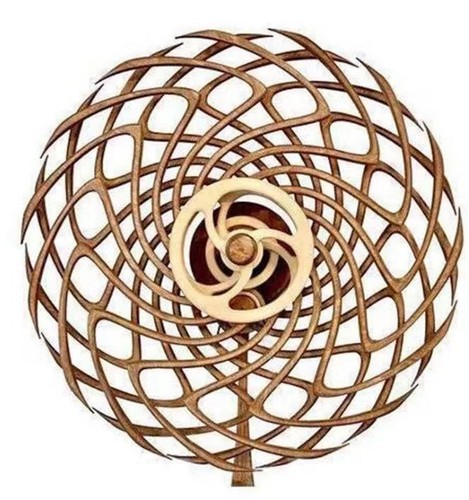 Handmade wooden windmill - handmade,