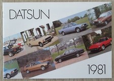 Datsun Range Brochure 1981 -