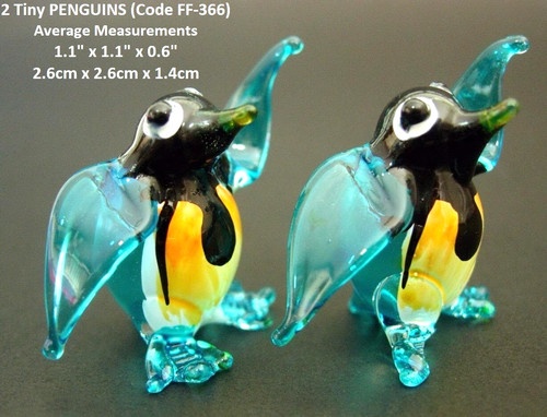 Set tiny glass - tiny, penguins