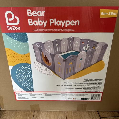 Bezou bear baby playpen - bear,
