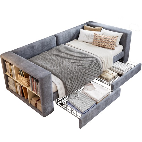 Upholstered bed 3ft - upholstered,