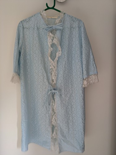 Vintage housecoat gown l - gown, sz