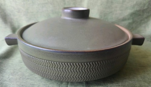 Vintage denby chevron pint - 2,