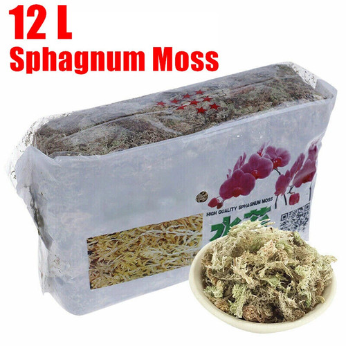 12l dried sphagnum moss - dried,
