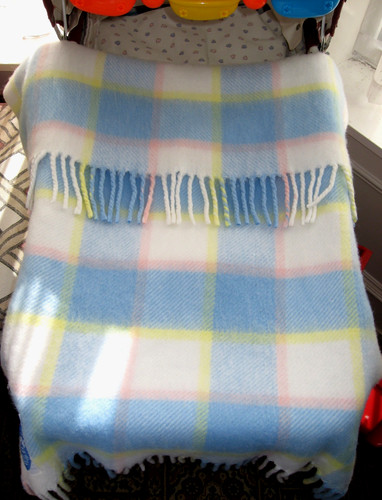 Mothercare pram rug vintage - rug,