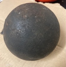 Antique Iron 17th Century English Civil War 12lb Cannonball 