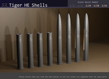 Tiger tank HE Shells - 1/24