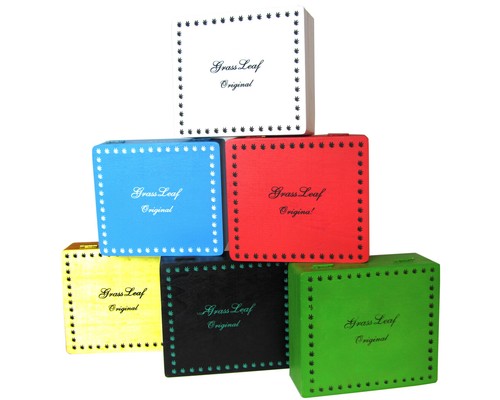 Wooden rolling box - box, assorted