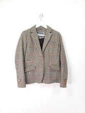 Joules Jacket Size 12 Tweed Parade Aster Houndstooth Country Hacking Blazer