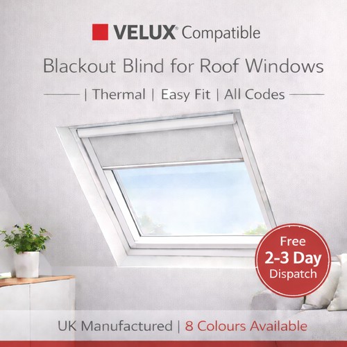 Blackout thermal roof window - blackout,