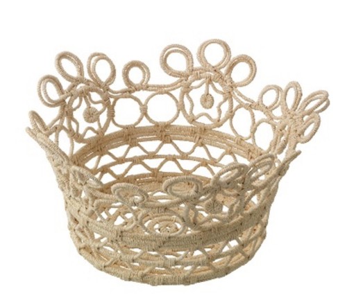 Ikea krona large - round, wicker