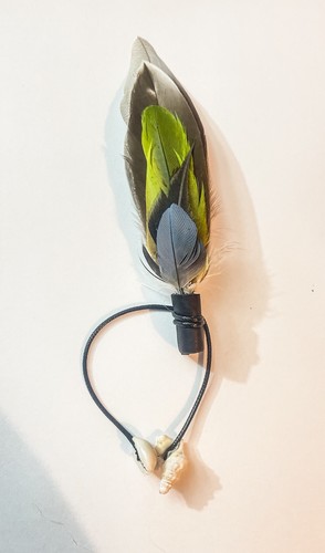 Mini feather smudge fan - mini, –
