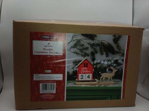 Wooden christmas countdown - wooden,