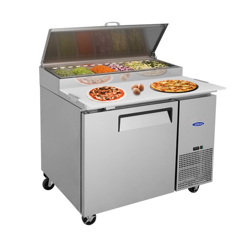Commercial pizza prep - pizza,