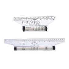  2 PCS Balancing Ruler Office Rolling Drawing Roller Measuring Rulers