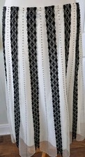 Coast skirt uk14 cream Black