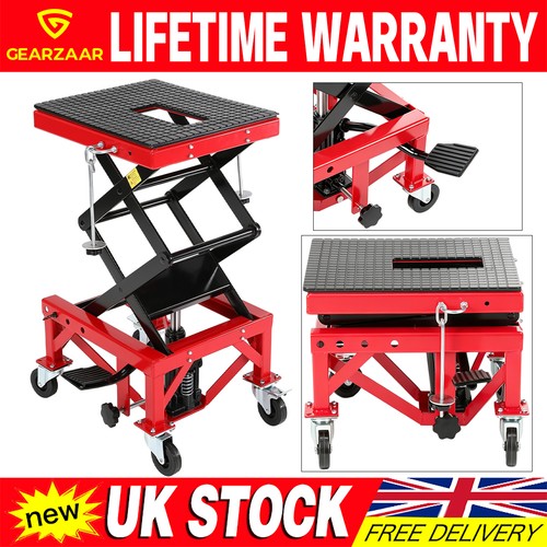 Red bike lift scissor - red,