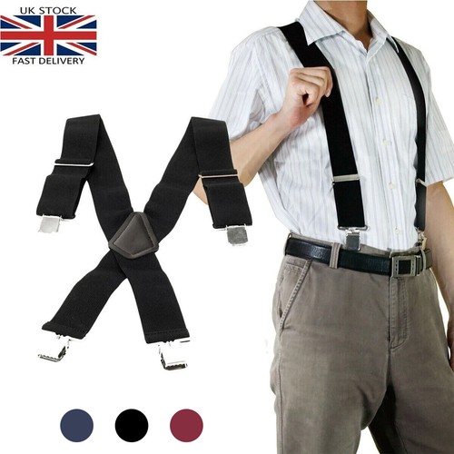 Heavy duty work trouser braces - trouser,