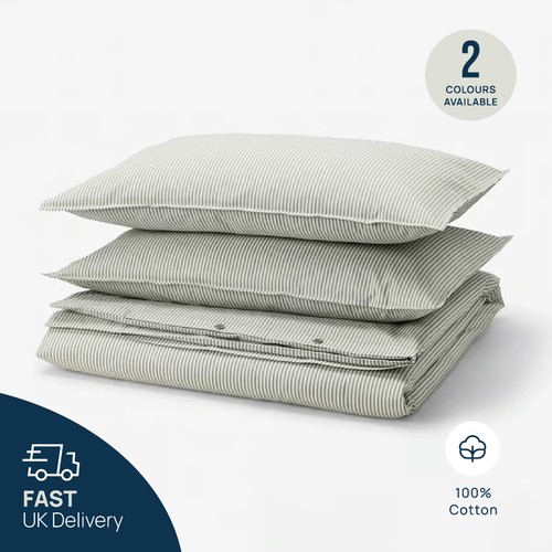 Ikea 100 cotton fine stripe - ikea,