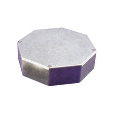 Hammond Stomp Box Diecast Enclosure Octagon 133 x 133 x 39 Natural