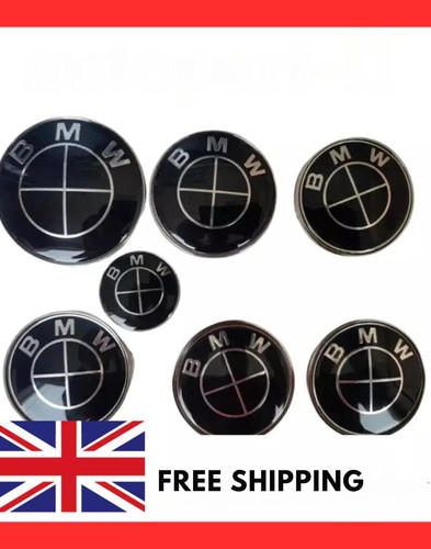 Bmw black emblem badge - ,