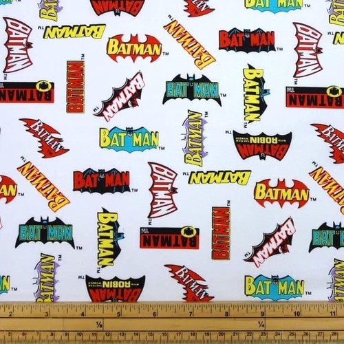 Batman comic cotton fabric - dc,