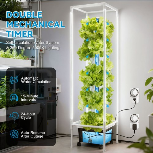 Vertical hydroponic growing - hydroponic,