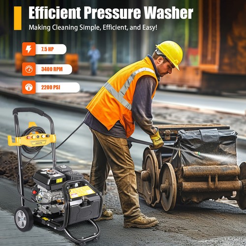 5hp petrol pressure - 7.5hp,