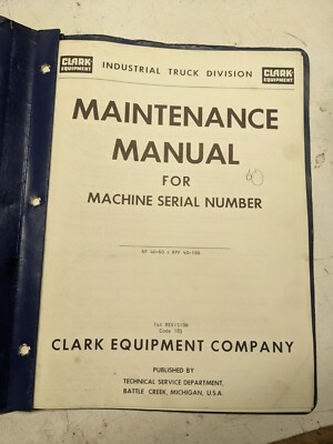 Clark powrworker stacker - powrworker,